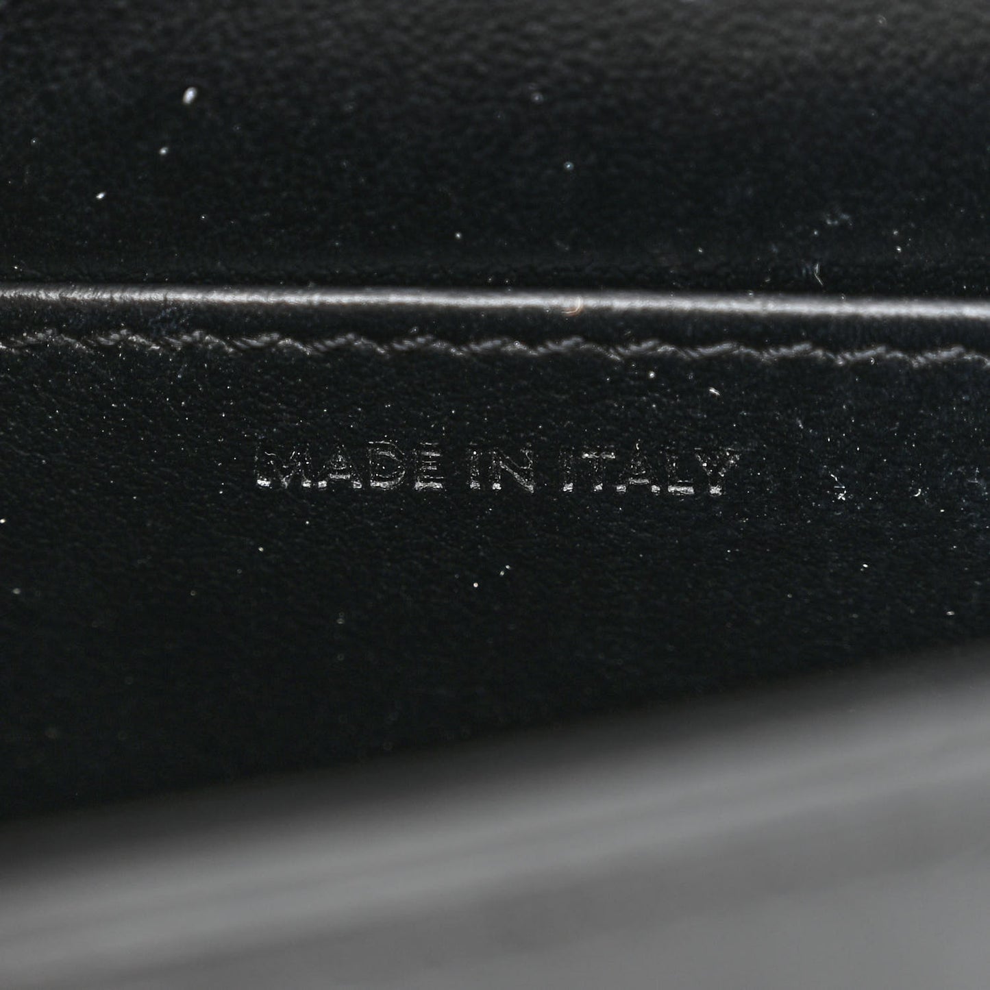 Shiny Calfskin Mini Triomphe Black