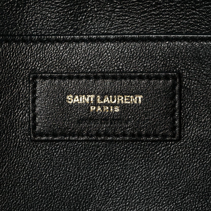 Saint Laurent Suede Monogram All Over Camera Bag Black 6 of 9