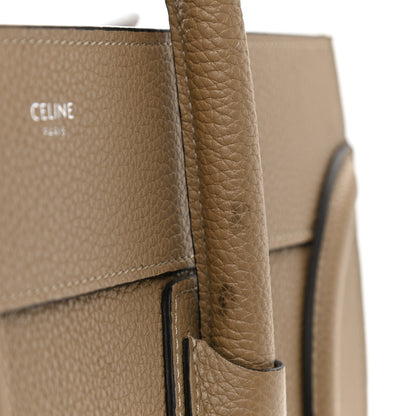 Celine Drummed Calfskin Mini Luggage Dune 15 of 17