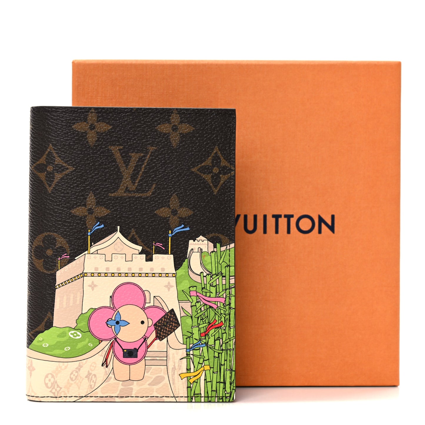 Monogram 2021 Christmas Animation China Passport Cover Myosotis Blue