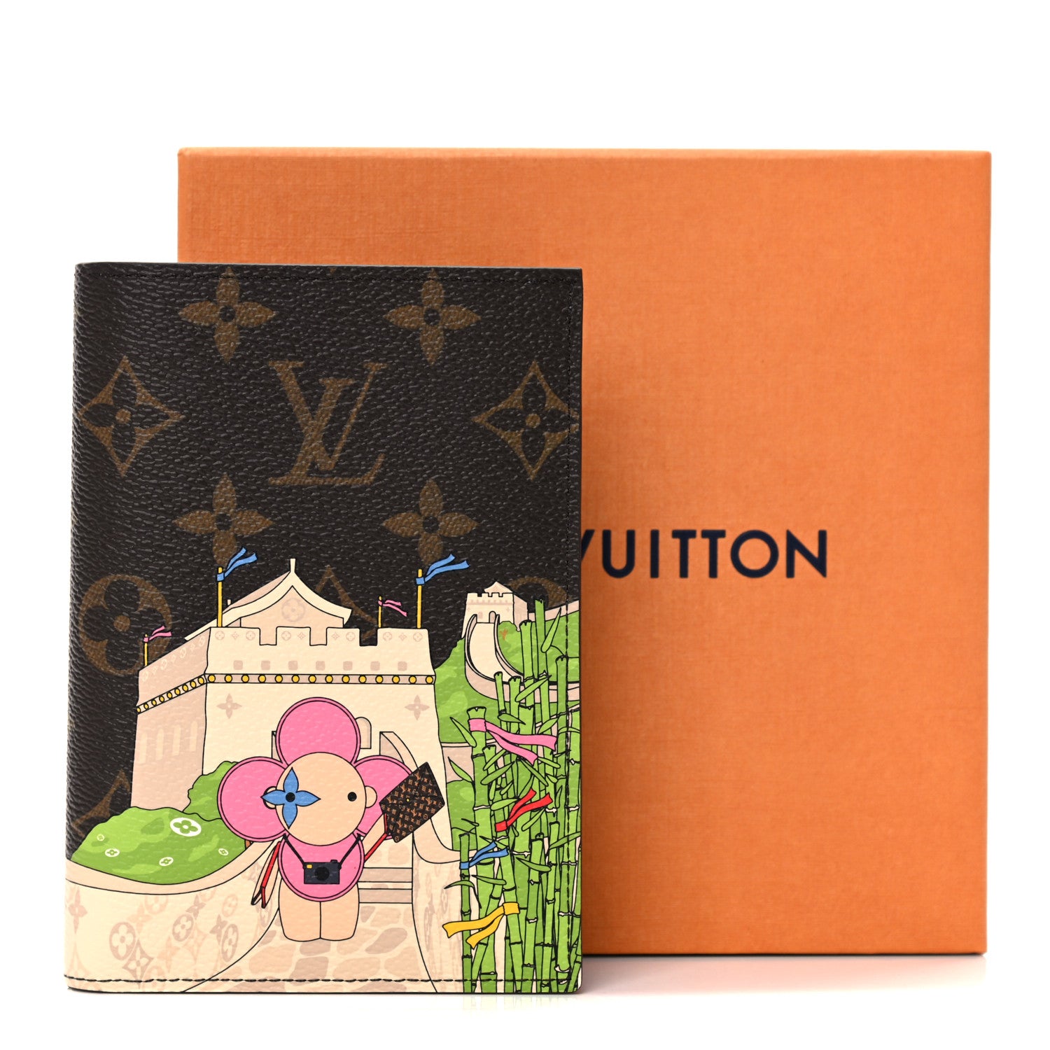 Louis Vuitton Monogram 2021 Christmas Animation China Passport Cover Myosotis Blue 9 of 9