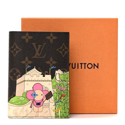 Louis Vuitton Monogram 2021 Christmas Animation China Passport Cover Myosotis Blue 9 of 9