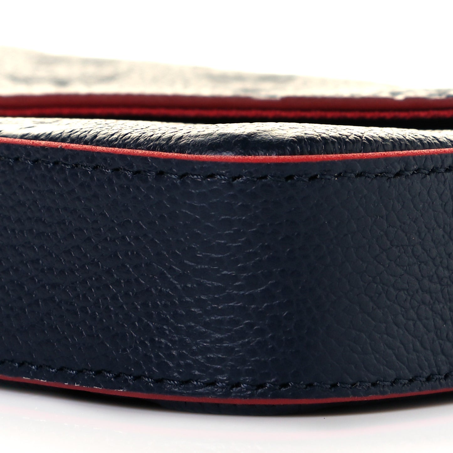 Empreinte Pochette Felicie Chain Wallet Marine Rouge