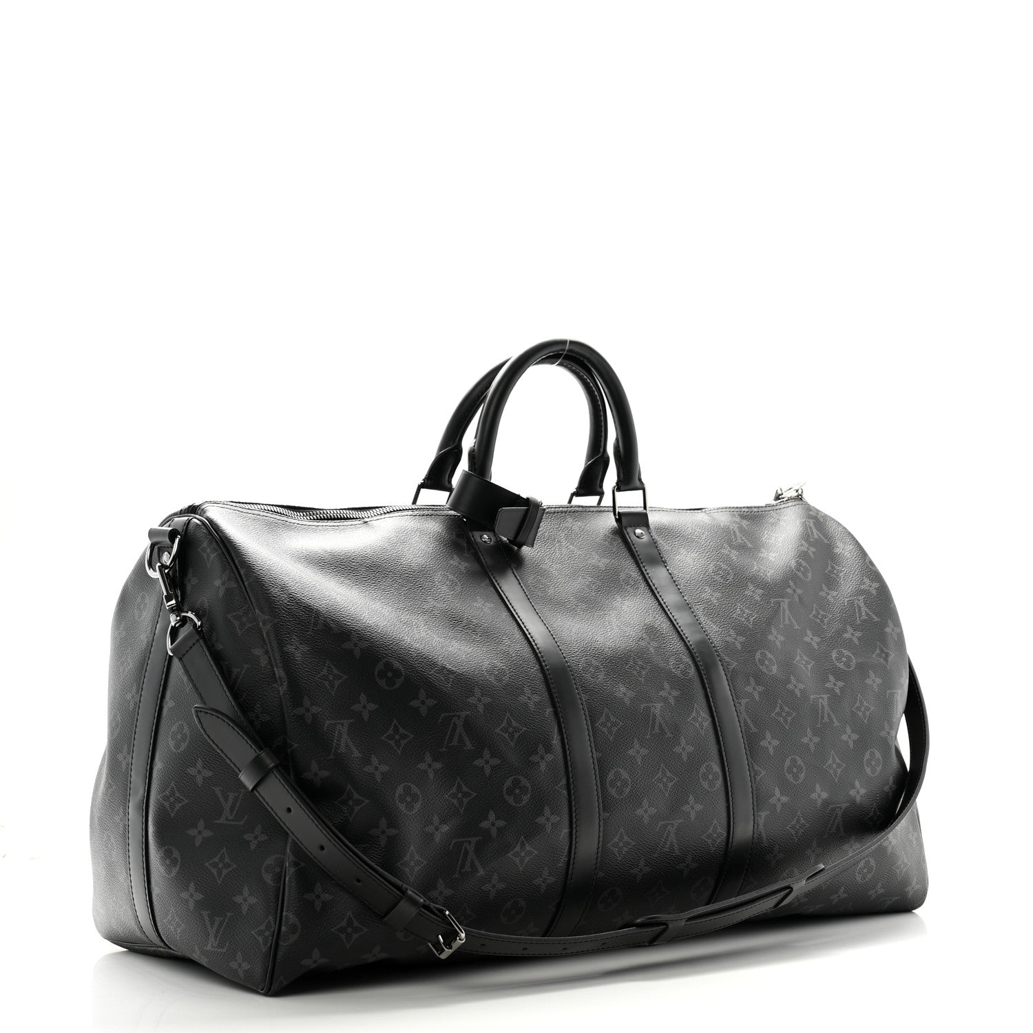 Louis Vuitton Monogram Eclipse Keepall Bandouliere 55 2 of 10