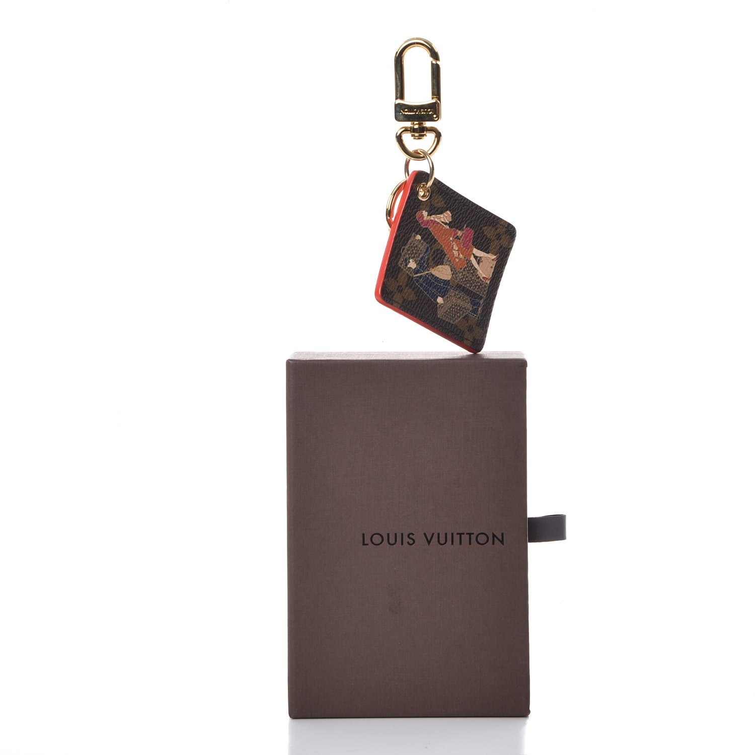 Louis Vuitton Monogram Illustre Groom Bag Charm Key Ring 7 of 7
