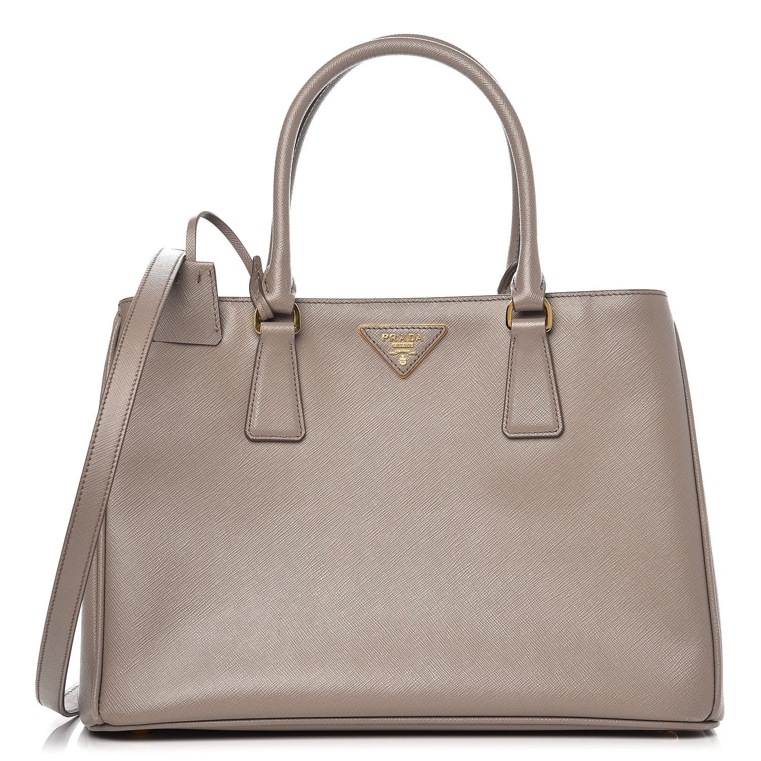Prada Saffiano Lux Medium Tote Argilla 1 of 8