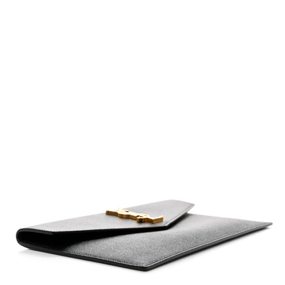 Saint Laurent Grain De Poudre Uptown Pouch Black 4 of 8