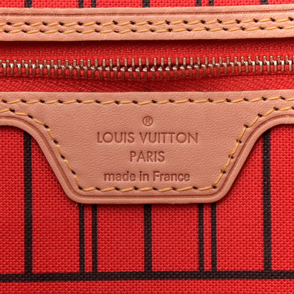 Louis Vuitton Monogram Jungle Dots Neo Neverfull MM Coquelicot Denim 7 of 10