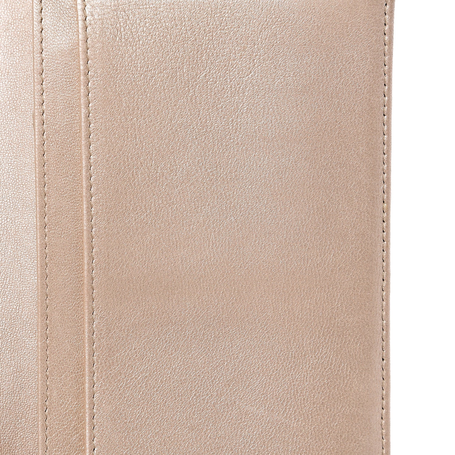 Chanel Lambskin Camellia Embossed Yen Wallet Black 10 of 14