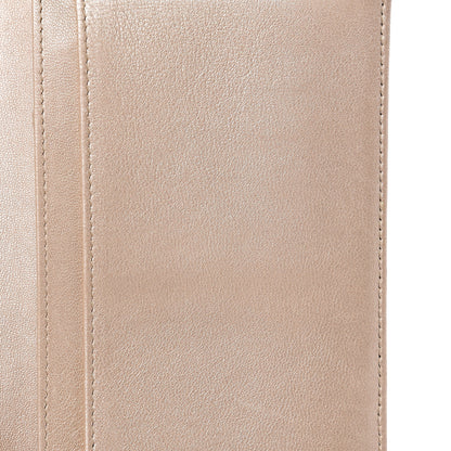 Chanel Lambskin Camellia Embossed Yen Wallet Black 10 of 14