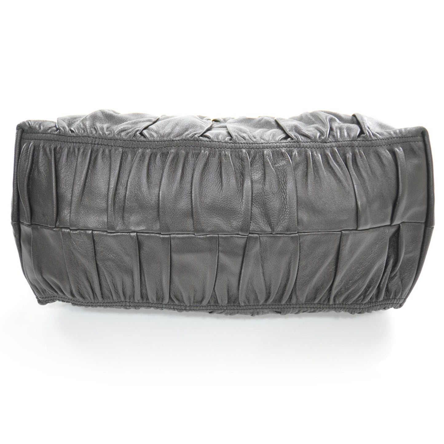 Nappa Gaufre Tote Dark Coffee