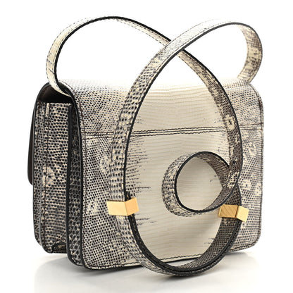 Celine Lizard Small Classic Box Flap Bag Natural 3 of 10