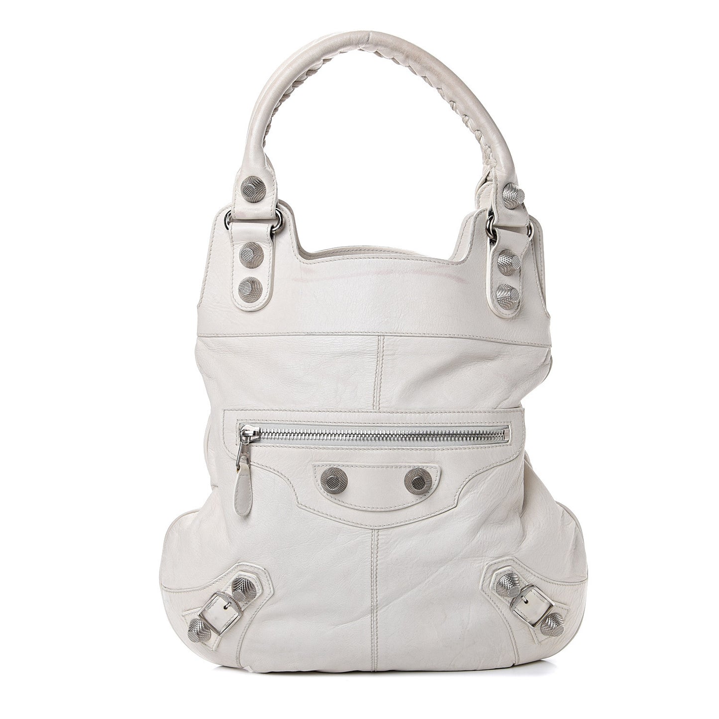 Agneau Giant 21 Silver Hardware Slim Hobo