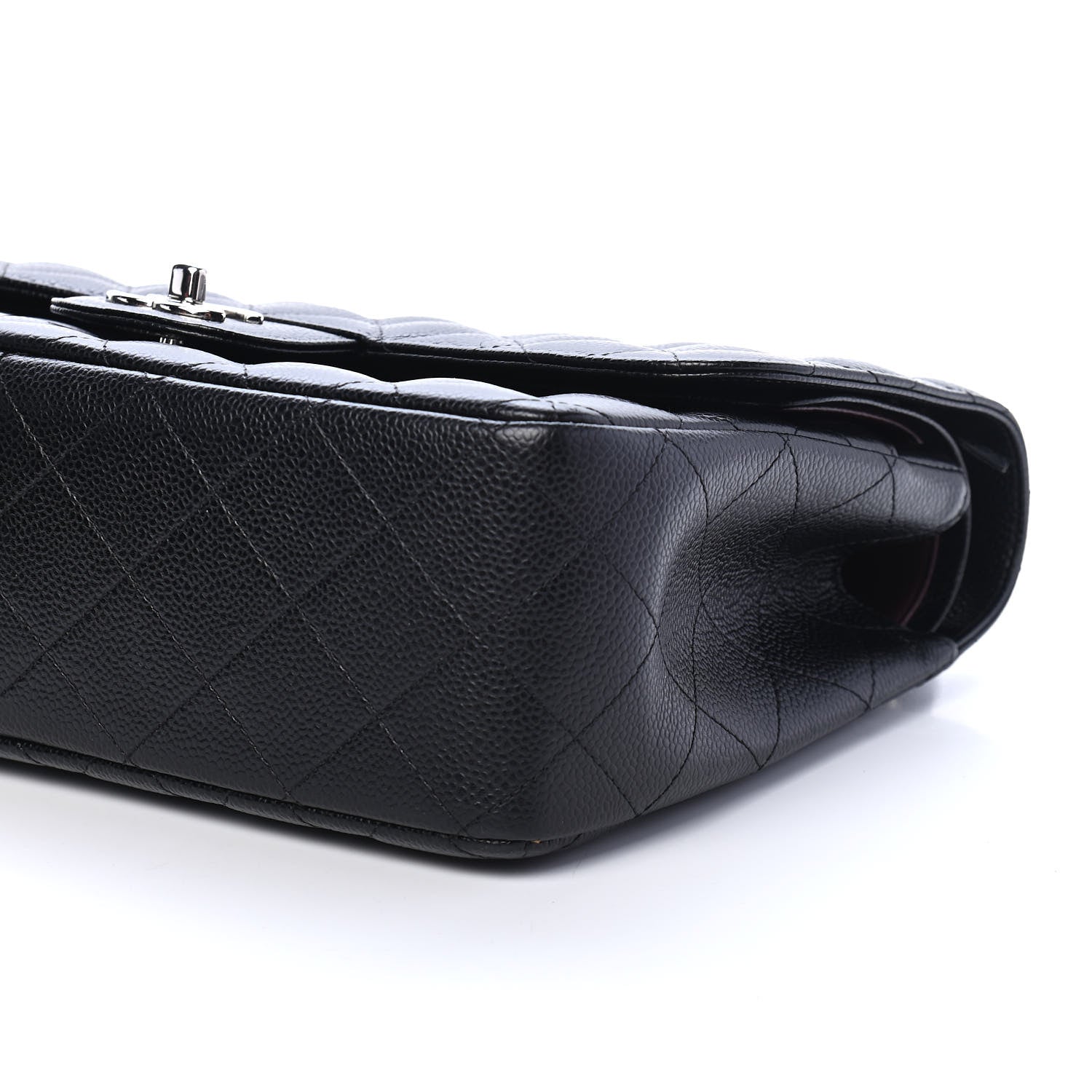 Chanel Caviar Quilted Jumbo Double Flap Black 9 of 9