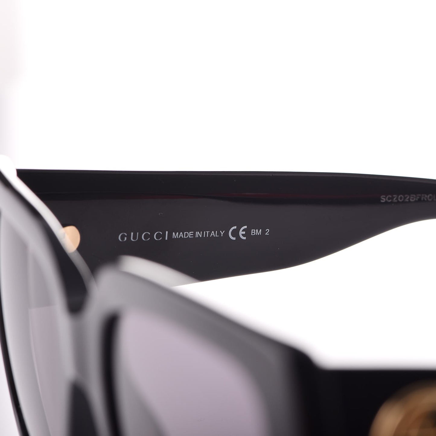 Acetate Square Frame Sunglasses GG3814/S Black