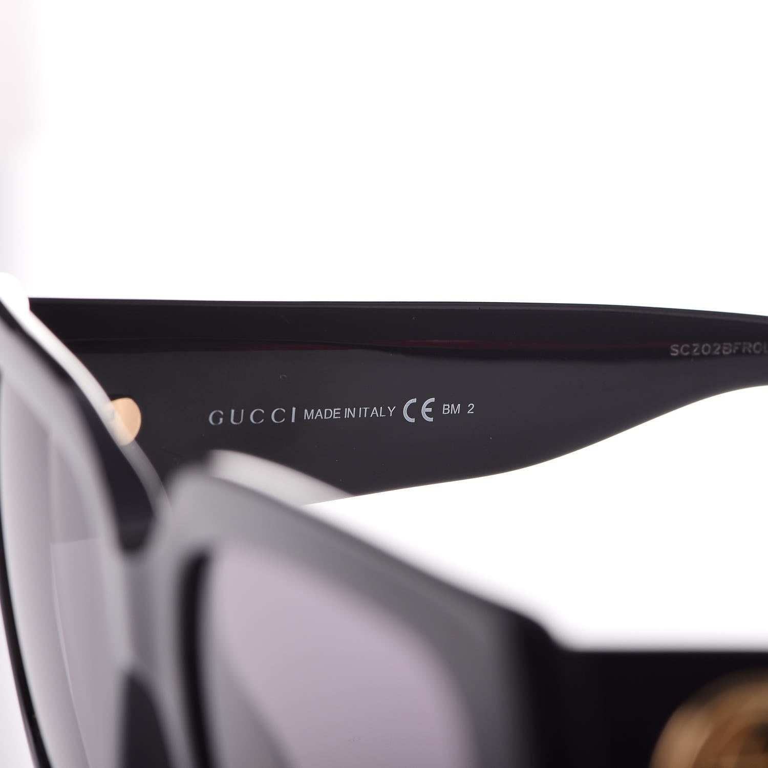 Gucci Acetate Square Frame Sunglasses GG3814/S Black 6 of 8