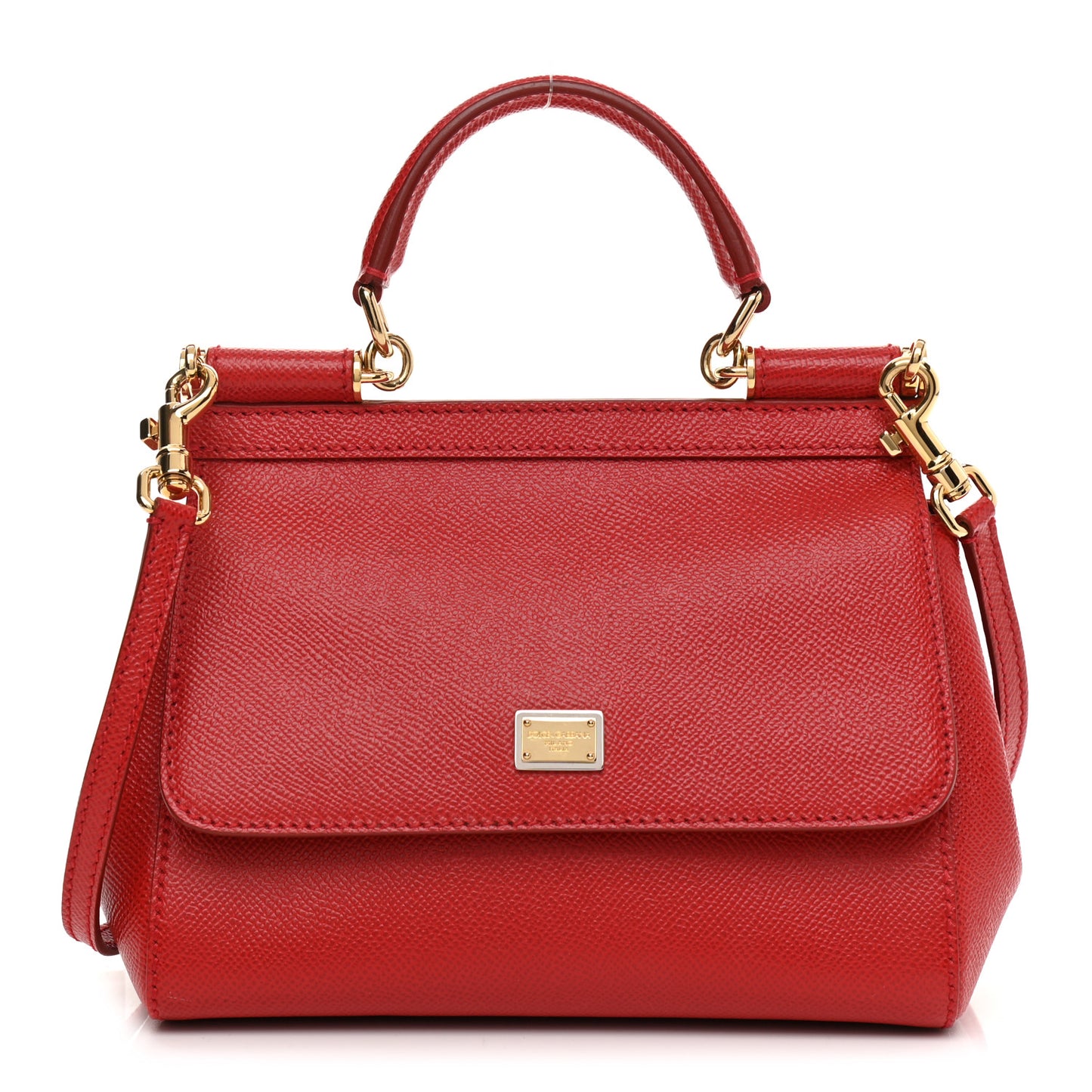 Dauphine Small Miss Sicily Satchel Red