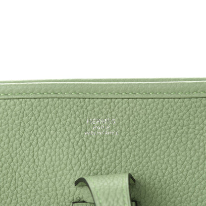 Hermes Taurillon Maurice Evelyne III PM Vert Criquet 8 of 11