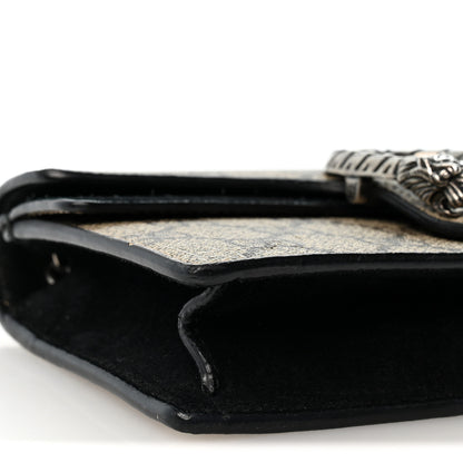 Gucci GG Supreme Monogram Super Mini Dionysus Shoulder Bag Black 7 of 12