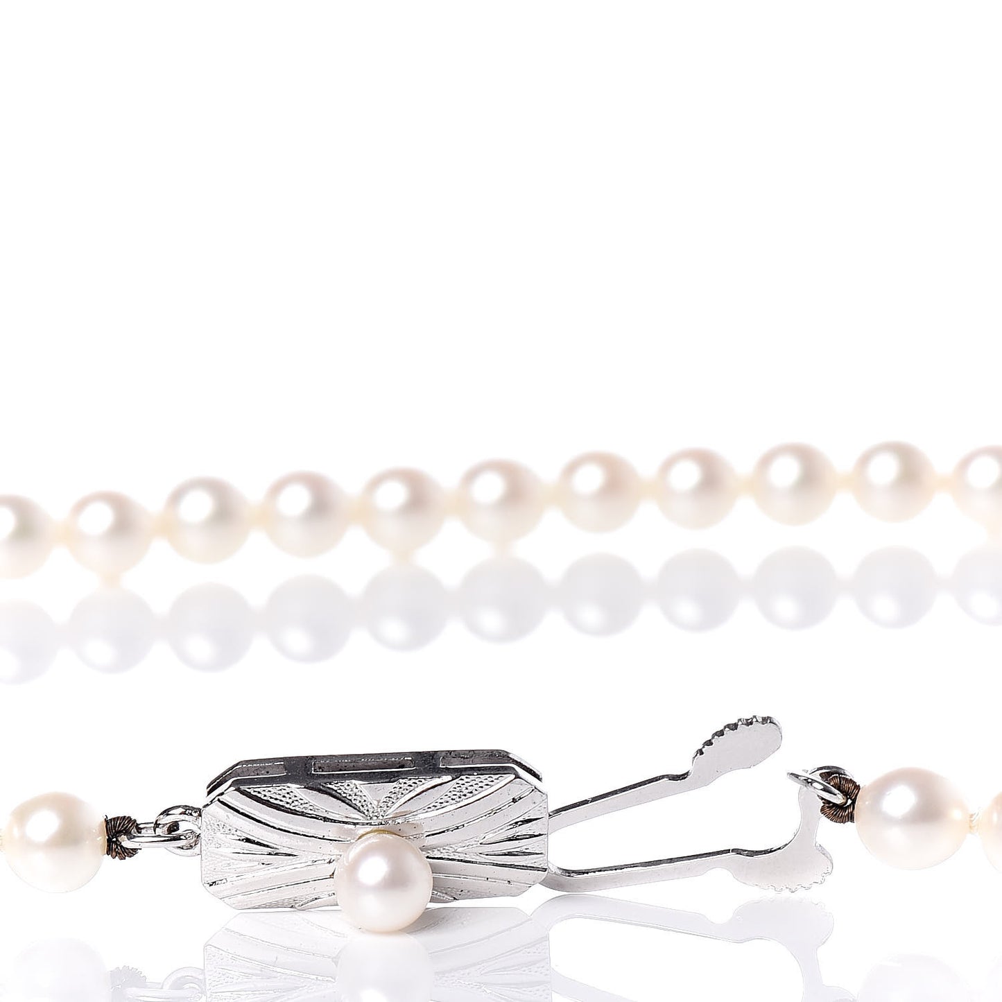 Sterling Silver Akoya Pearl 4.5-5mm Strand Necklace