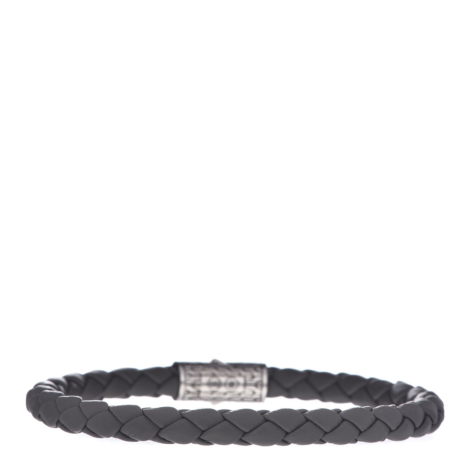 John Hardy Sterling Silver Clafskin Classic Chain Woven Bracelet Grey 3 of 4