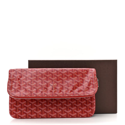 Goyard Goyardine Sainte Marie Soft Clutch Red 8 of 8