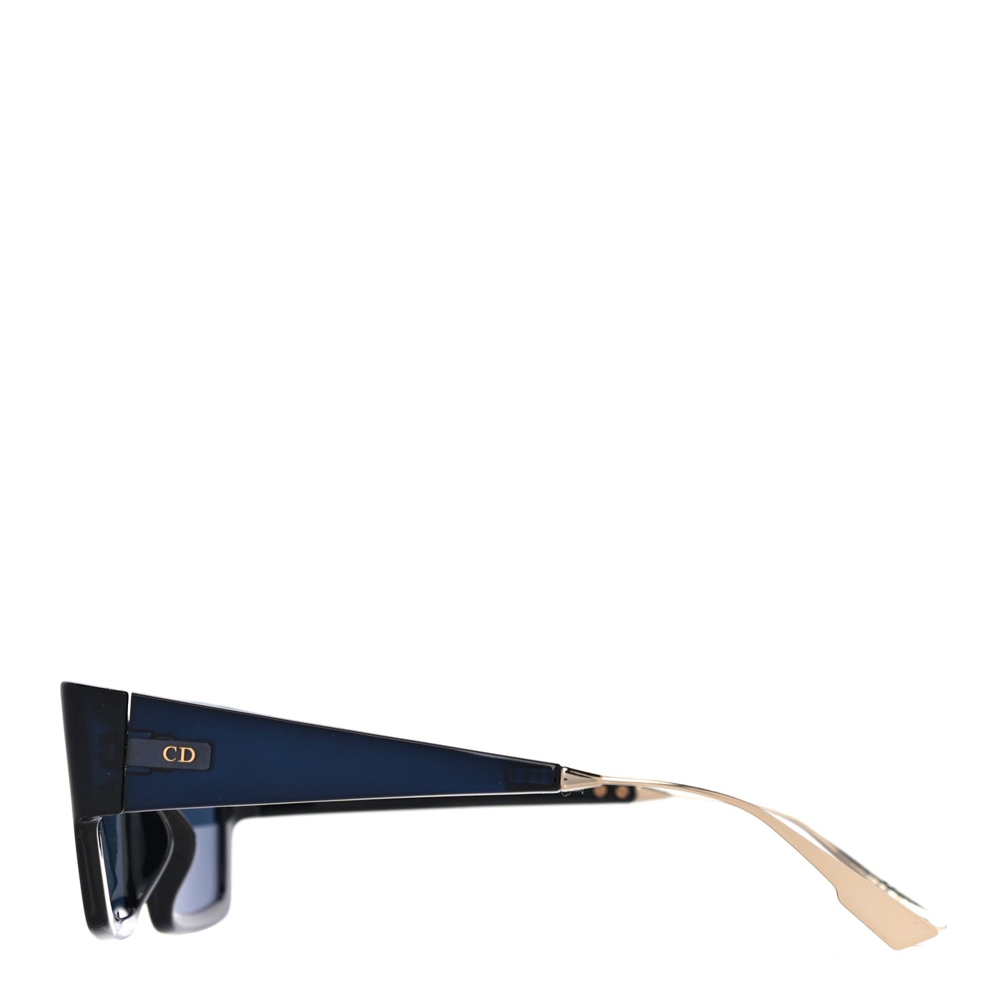 Acetate CatStyleDior2 Sunglasses Dark Blue Gold