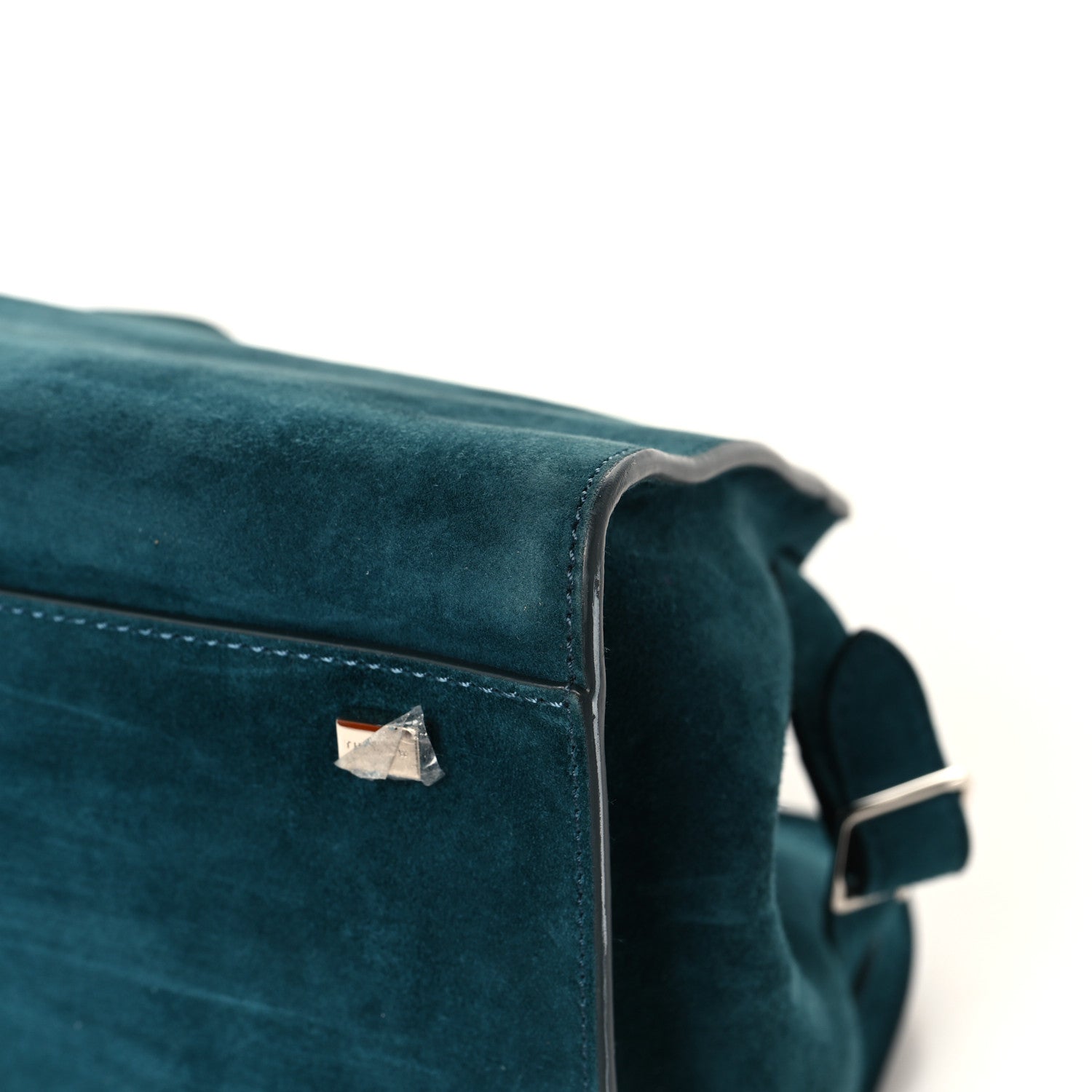 The Row Suede Soft Margaux 10 Bag Teal Green 11 of 11