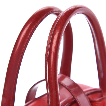 Christian Dior Calfskin Mini Splashed Saddle Bowler Red 12 of 14