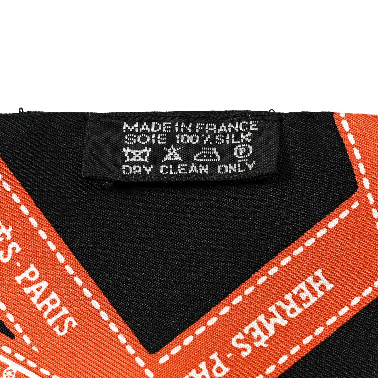 Tie Black Orange