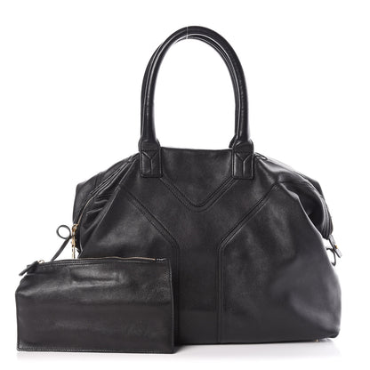 Saint Laurent Lambskin Medium Easy Sac Black 3 of 10