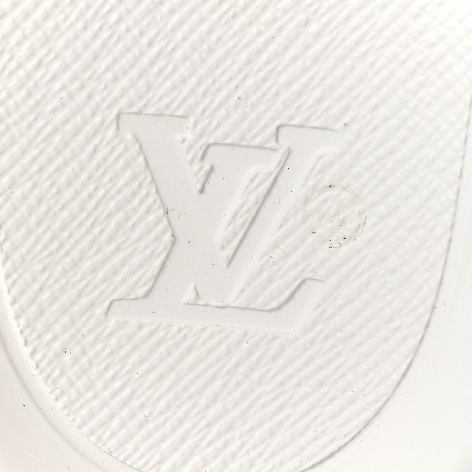 Louis Vuitton Rubber Embossed Monogram Mens Waterfront Mules 11 White 8 of 8
