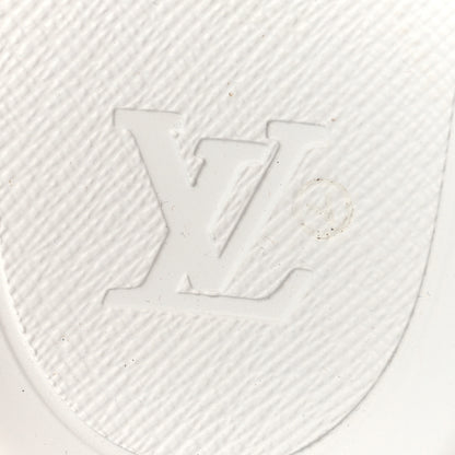 Louis Vuitton Rubber Embossed Monogram Mens Waterfront Mules 11 White 8 of 8