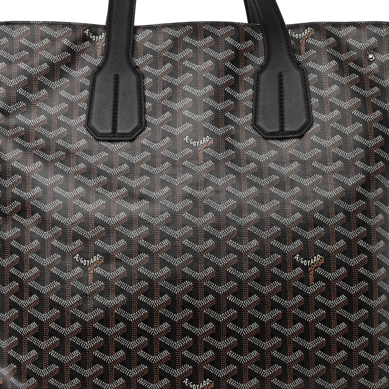 Goyard Goyardine Voltaire III Tote Black 9 of 11