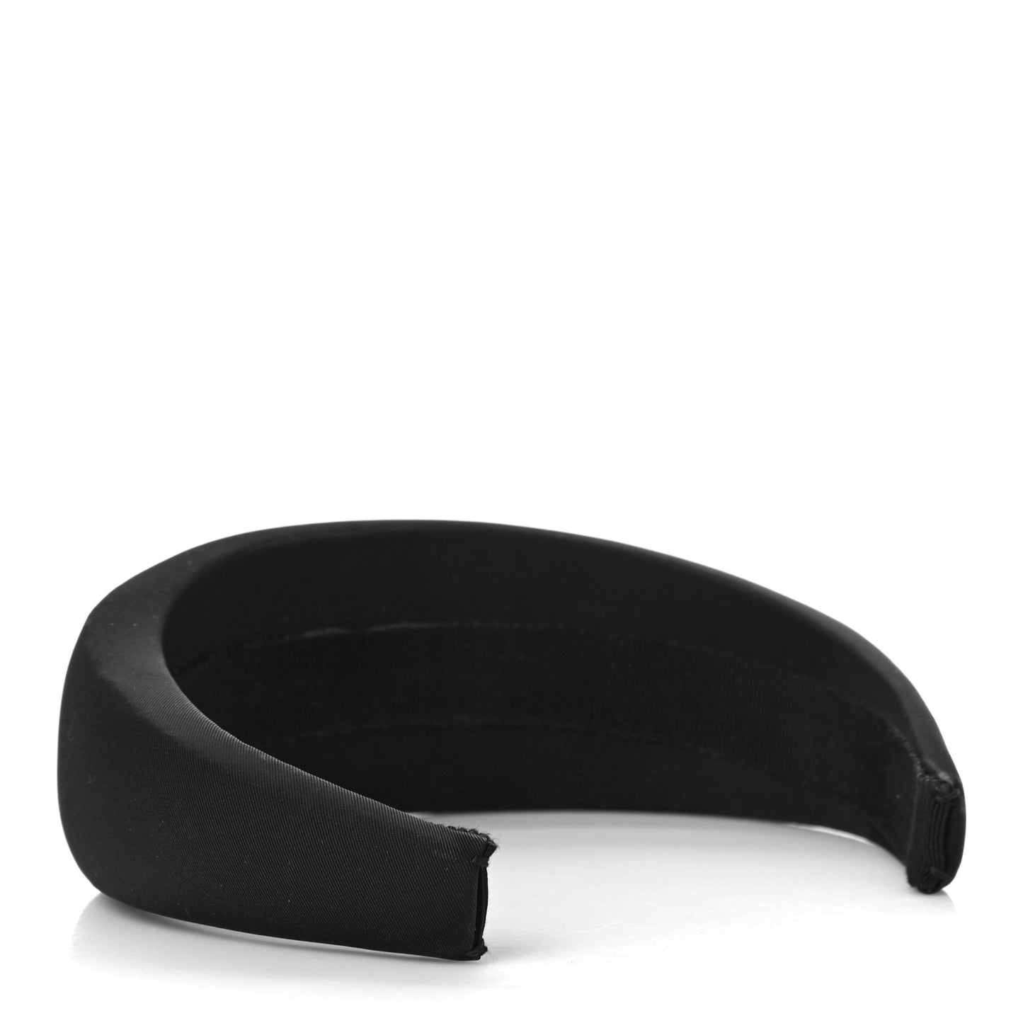 Re-Nylon Metal Triangle Logo Headband Black