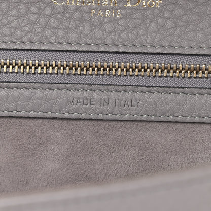 Christian Dior Grained Calfskin Medium Diorama Flap Bag Grey 7 of 10