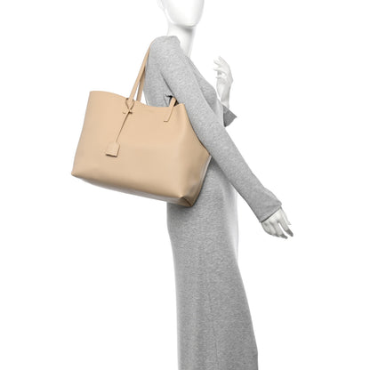 Saint Laurent Calfskin Large Shopping Tote Nude Powder 2 of 11