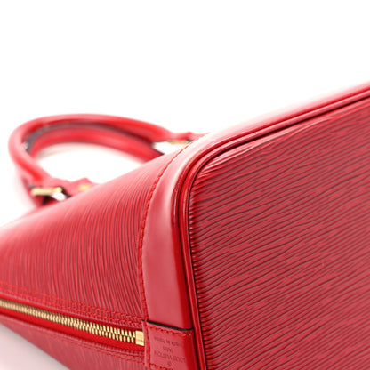 Louis Vuitton Epi Alma PM Castillan Red 10 of 13