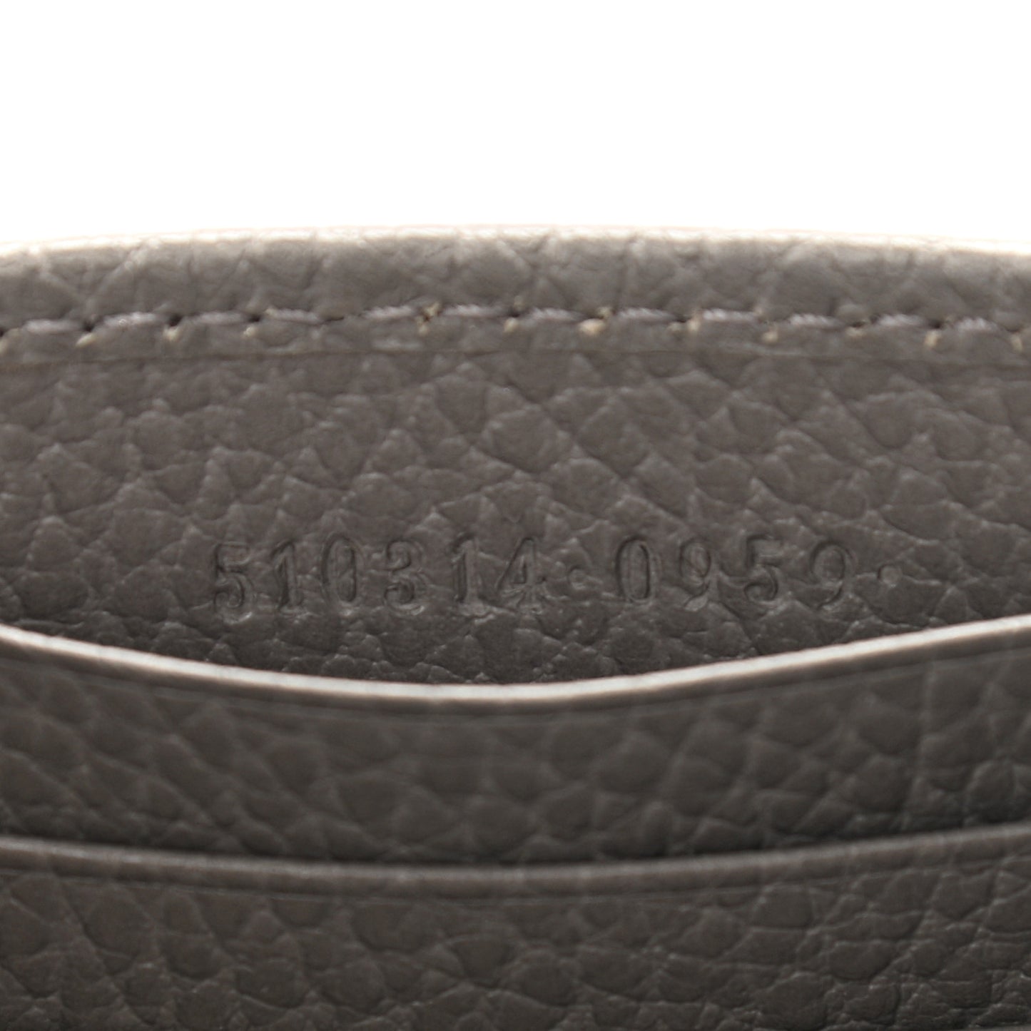 Dollar Calfskin Interlocking G Chain Wallet Loess