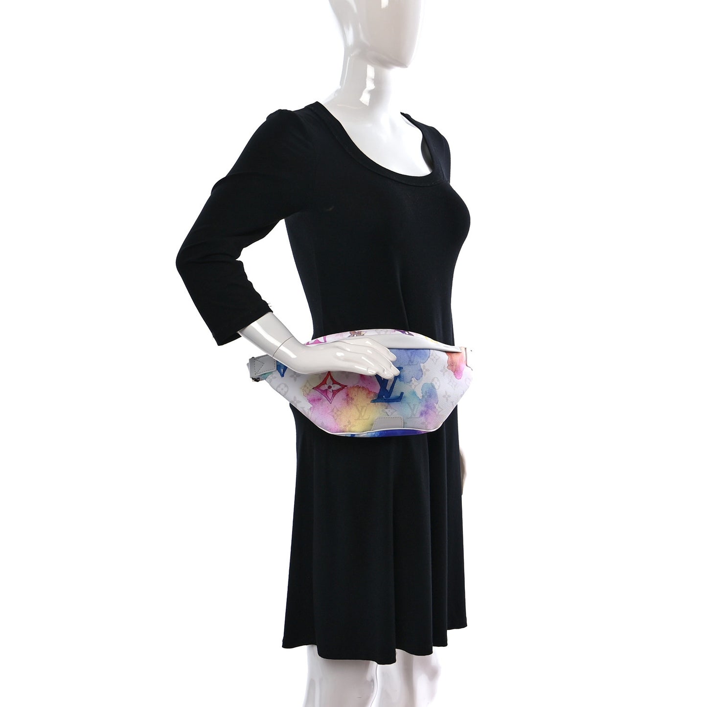 Monogram Watercolor Discovery Bumbag Multicolor
