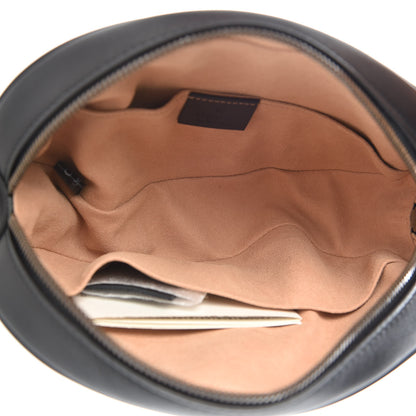 Gucci Calfskin Matelasse GG Marmont Belt Bag 75 30 Black 5 of 11