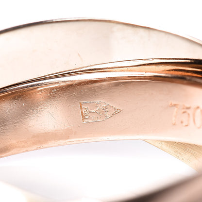 Cartier 18K Pink Yellow White Gold Classic Les Must De Trinity Ring 51 5.75 5 of 5
