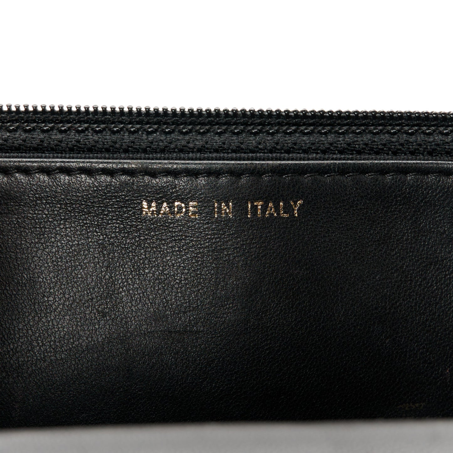 Lambskin Quilted Boy Wallet On Chain WOC Black