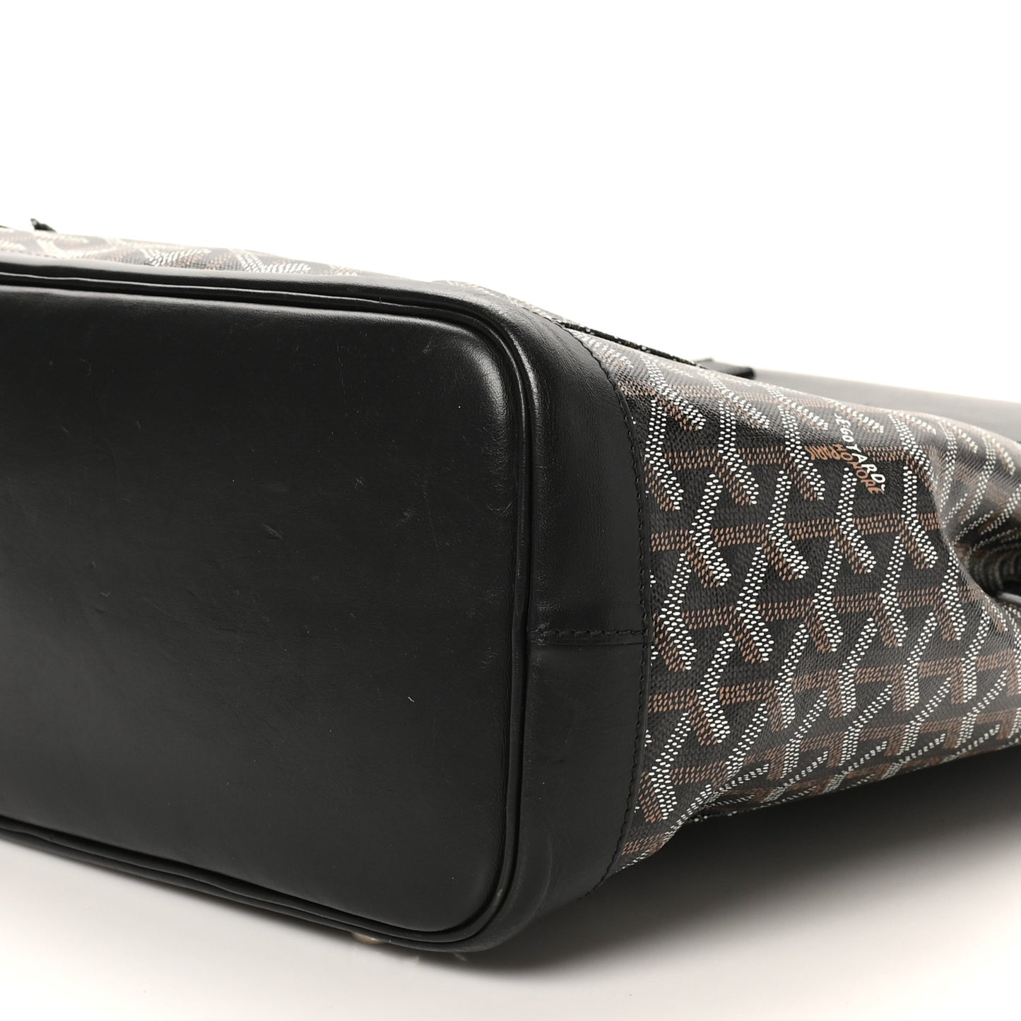 Goyardine Calfskin Alpin MM Backpack Black