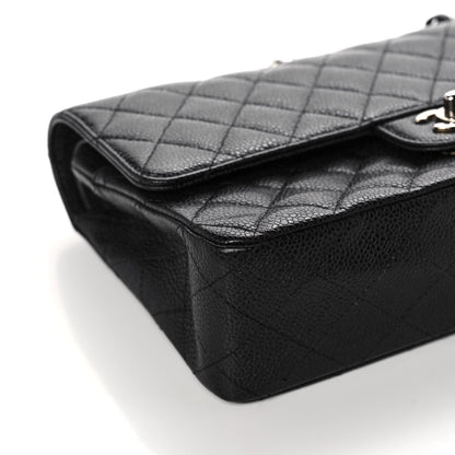 Chanel Caviar Quilted Medium Double Flap Black 8 of 10