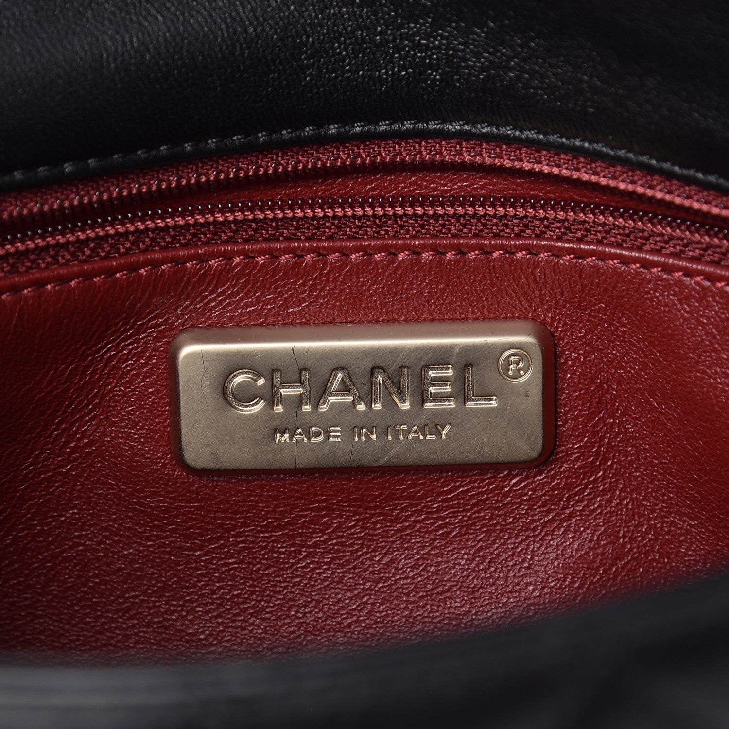 Chanel Lambskin Quilted Medium Westminster Pearl Flap Black 8 of 11