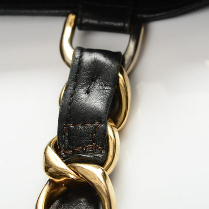 Chanel Lambskin CC Tote Black 11 of 14
