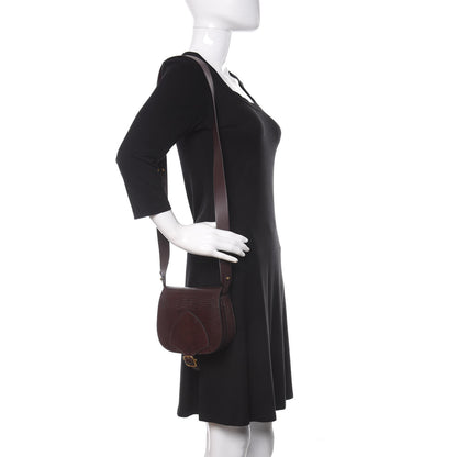 Burberry Lizard Square Satchel Dark Mahogany 2 of 8