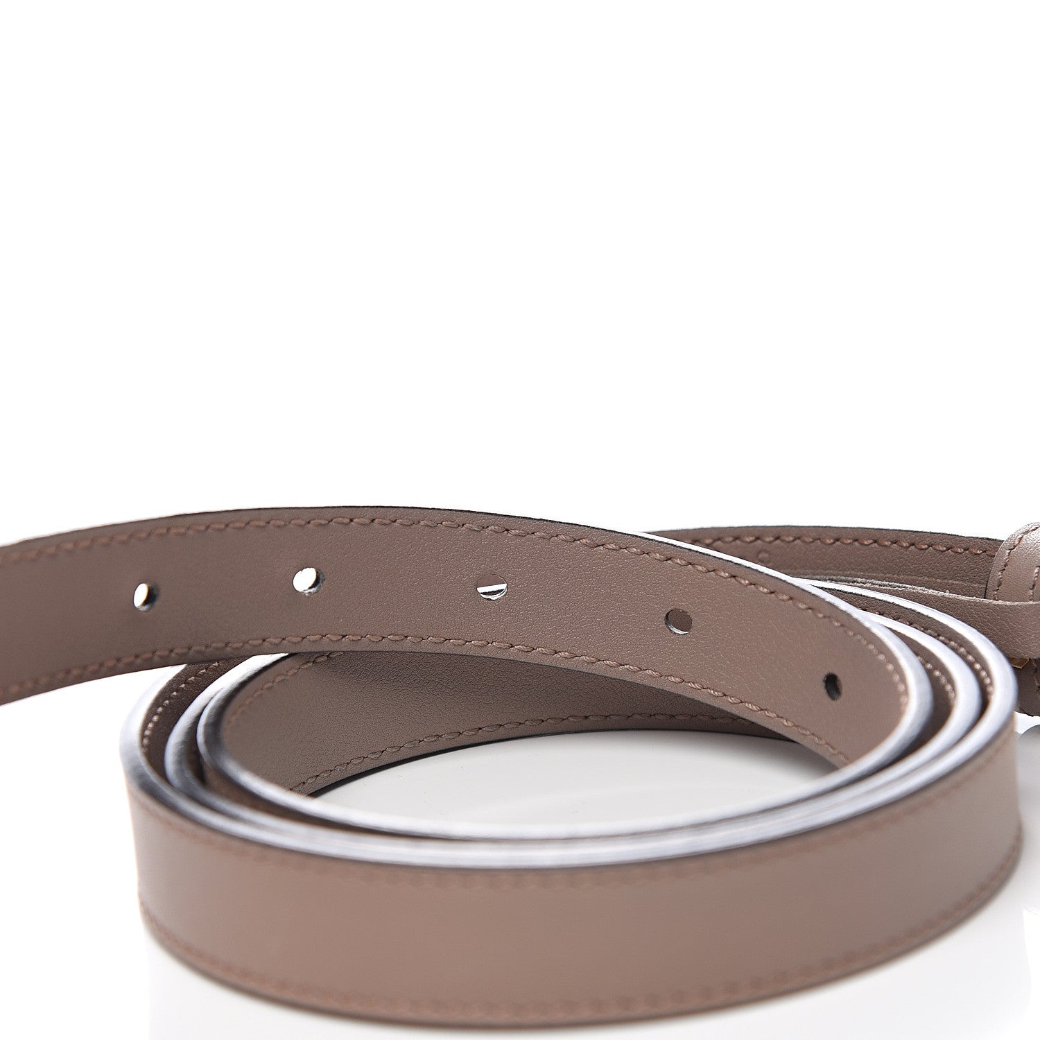 Gucci Moon Calfskin Pearl Double G 20mm Belt 100 40 Porcelain Rose 4 of 5