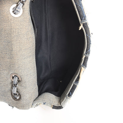 Chanel Denim Patchwork Paris Dallas Single Flap Blue 4 of 7